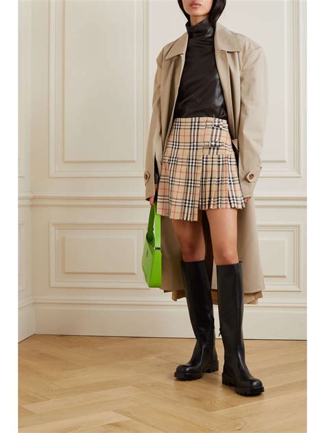 burberry pleated mini skirt|burberry pleated girls skirts.